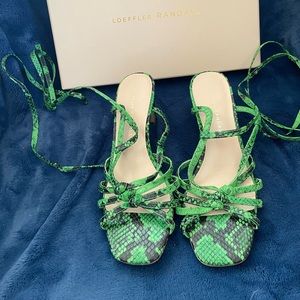 Loeffler Randall Libby wrap sandal. Size 6